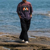 グラデーションプリント半袖 Tシャツ A4251