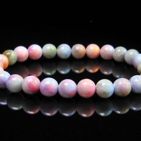 ハックマナイト ブレスレット 7mm 一点物 メール便可 111-49382