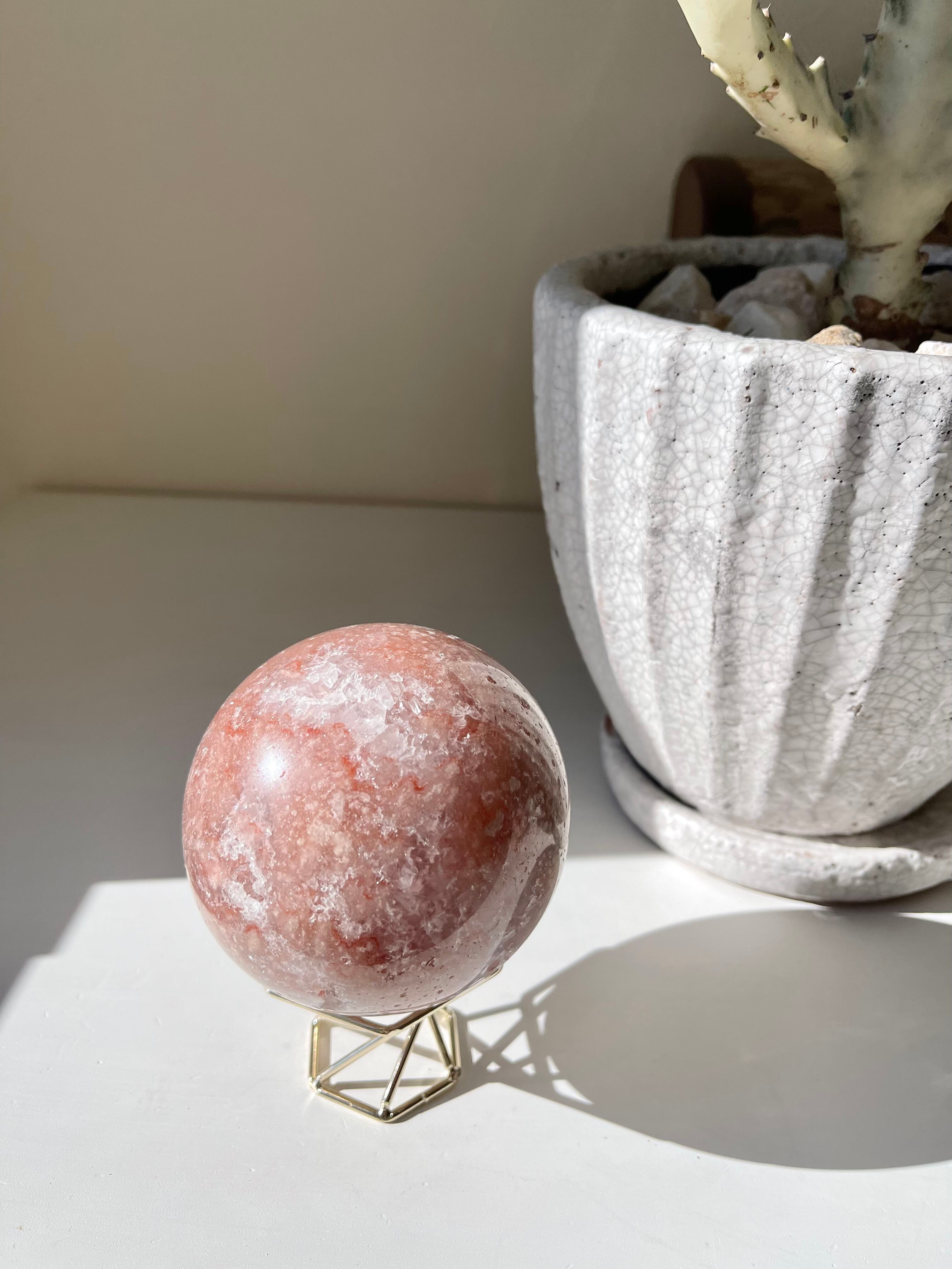 Pink amethyst sphere / ピンクアメジストスフィア 8cm