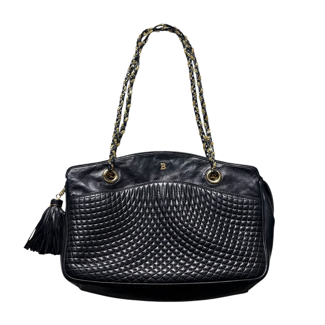 BALLY quilting leather chain bag