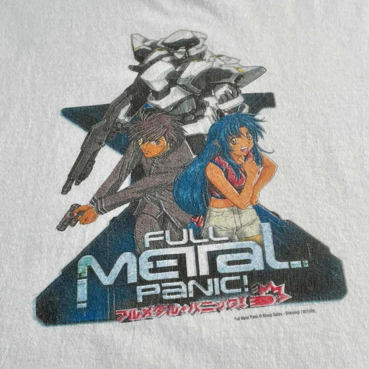 00年代 フルメタル・パニック! キャラクタープリントTシャツ メンズXL 