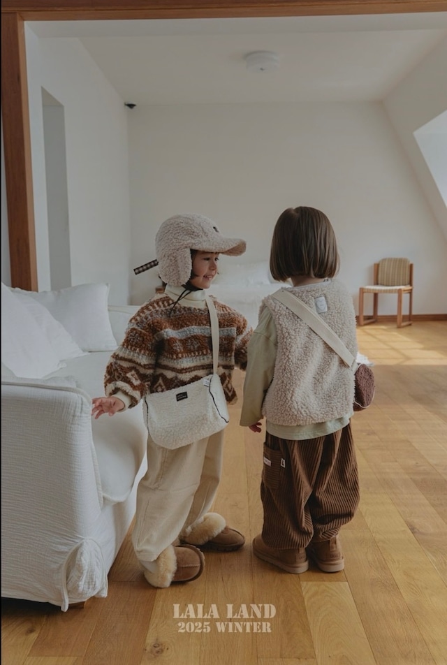 予約⌇LALALAND / poodle vest