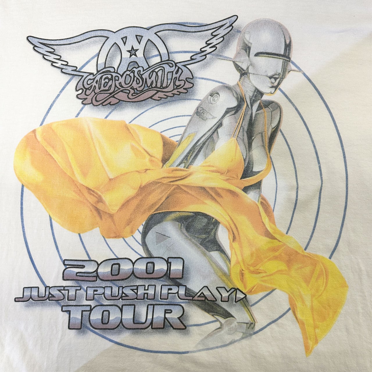 AERO SMITH】エアロスミス 00s JUST PUSH PLAY TOUR 2001 空山基 ロンT