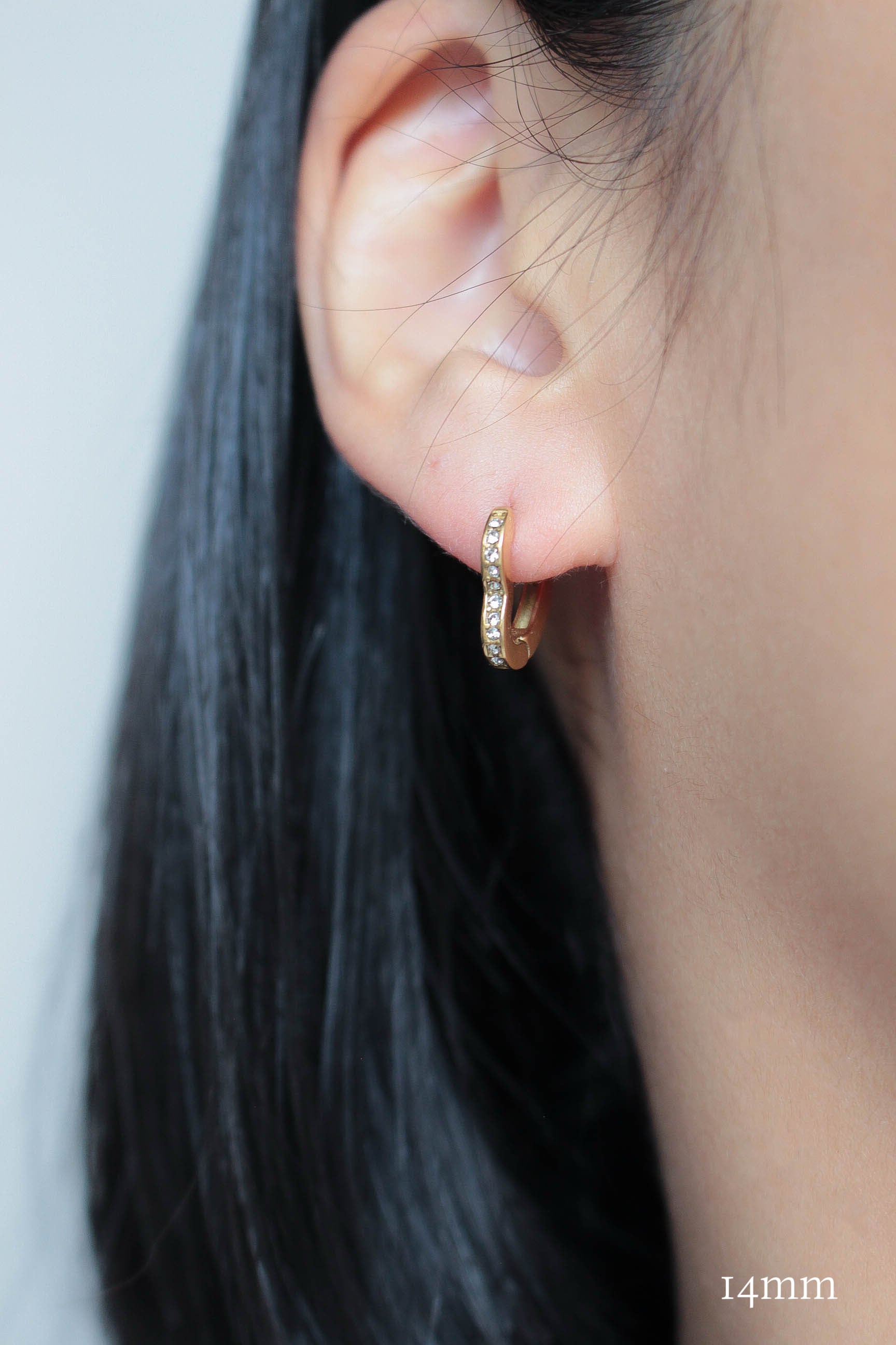 6/3(wed)再販 Heart Hoop Zirconia Pierce | ebine(エビネ)|金属
