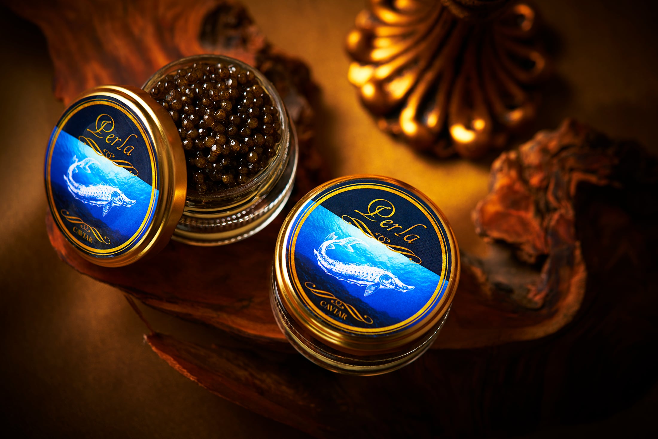 STURGEON MOON CAVIAR 30g×12個 桐箱入り