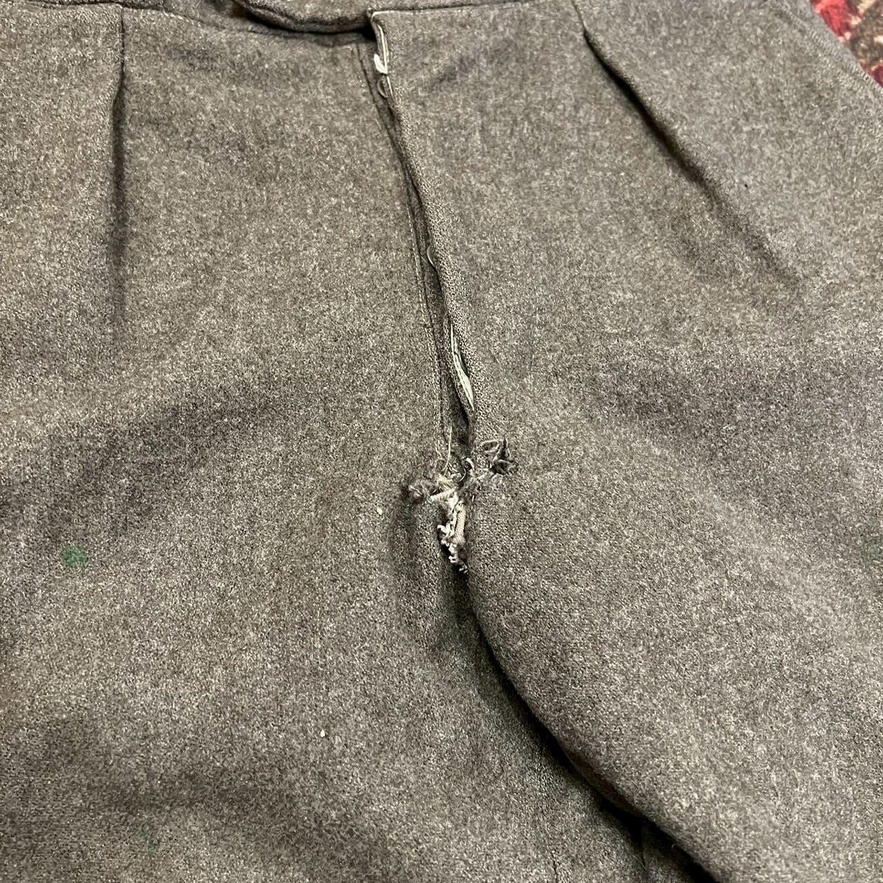 50s〜 スウェーデン軍 実物 CBV Swedish Army ウール パンツ W90cm