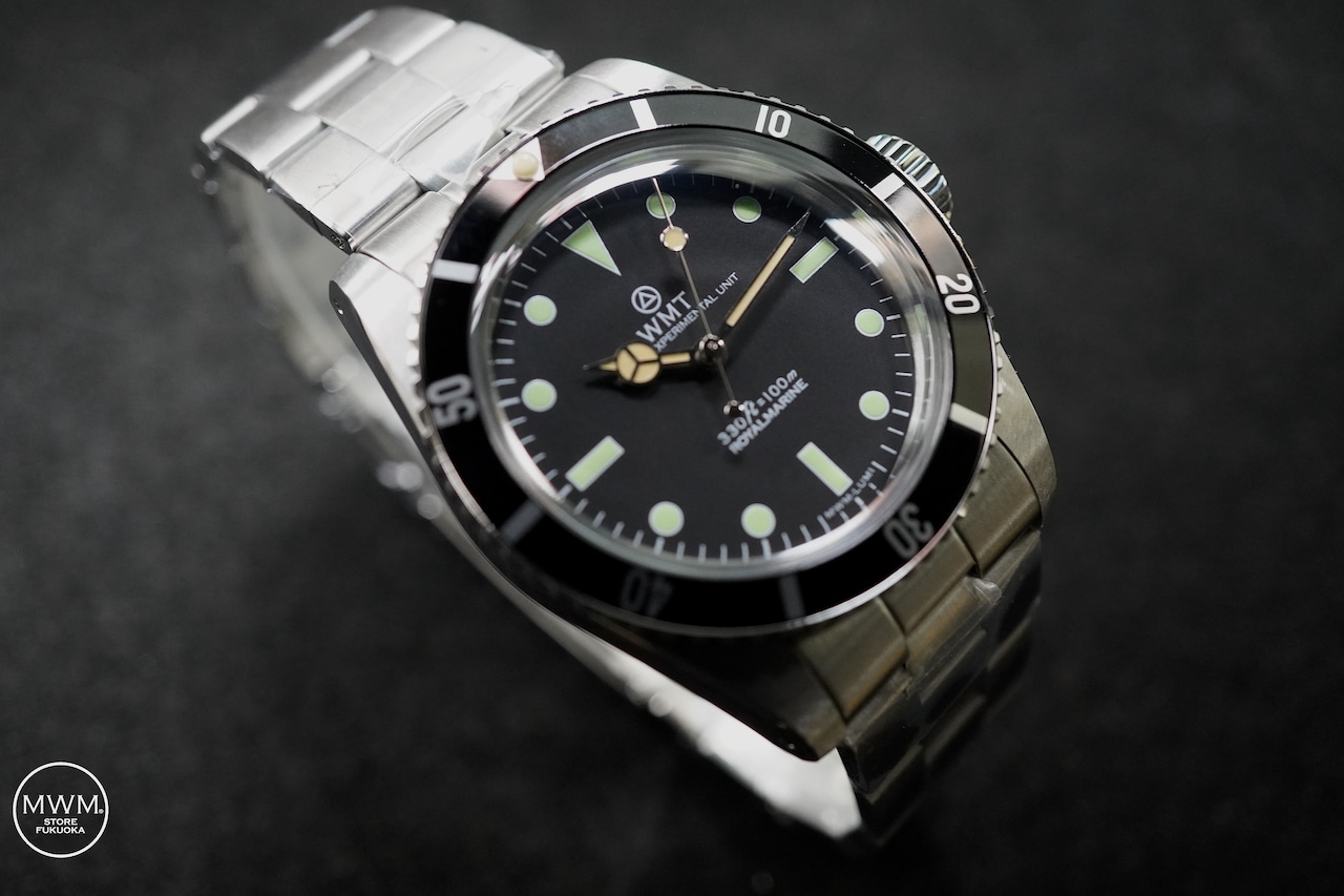 WMT Sea Diver Green Lume with Bracelet by MWM