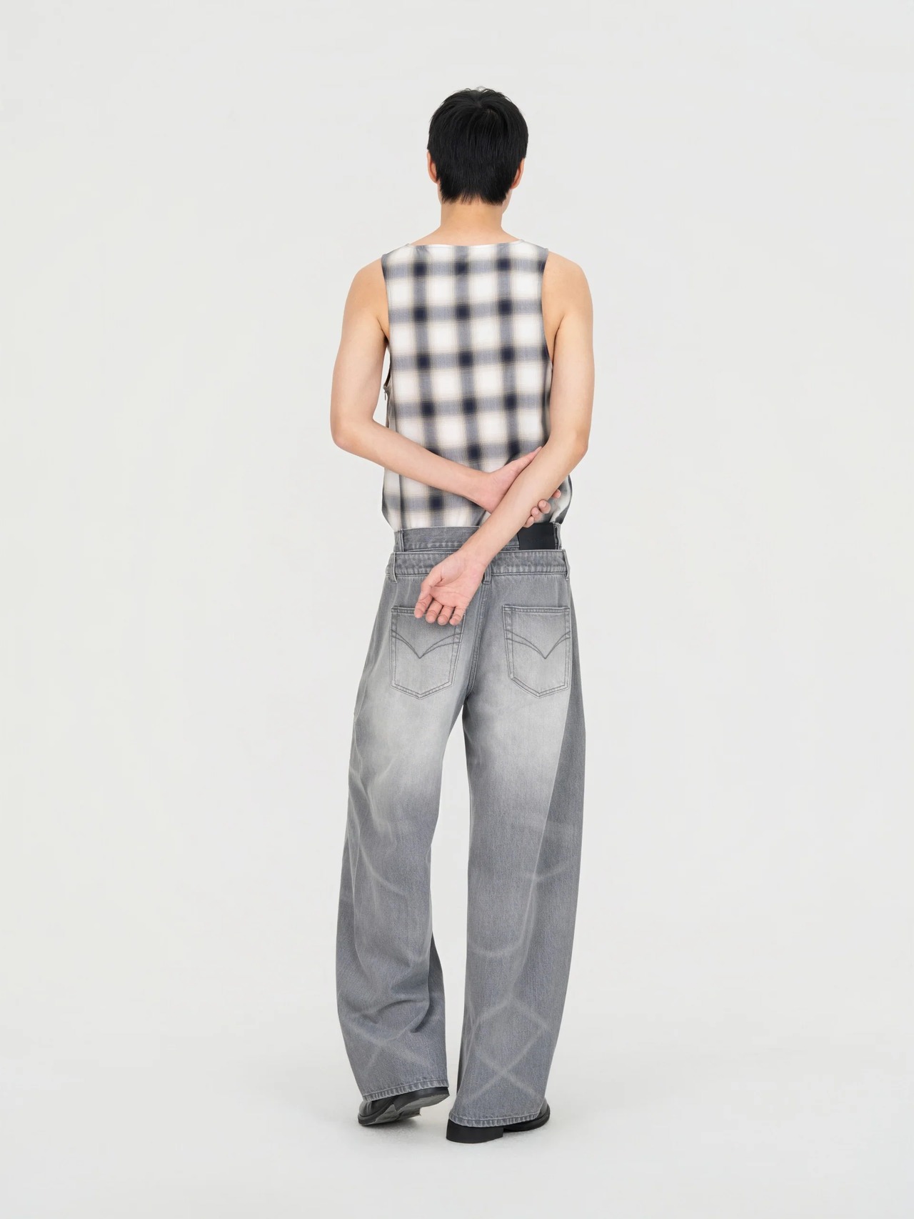 【26SS】Feng Chen Wang フェンチェンワン /  Washed denim trousers - 4