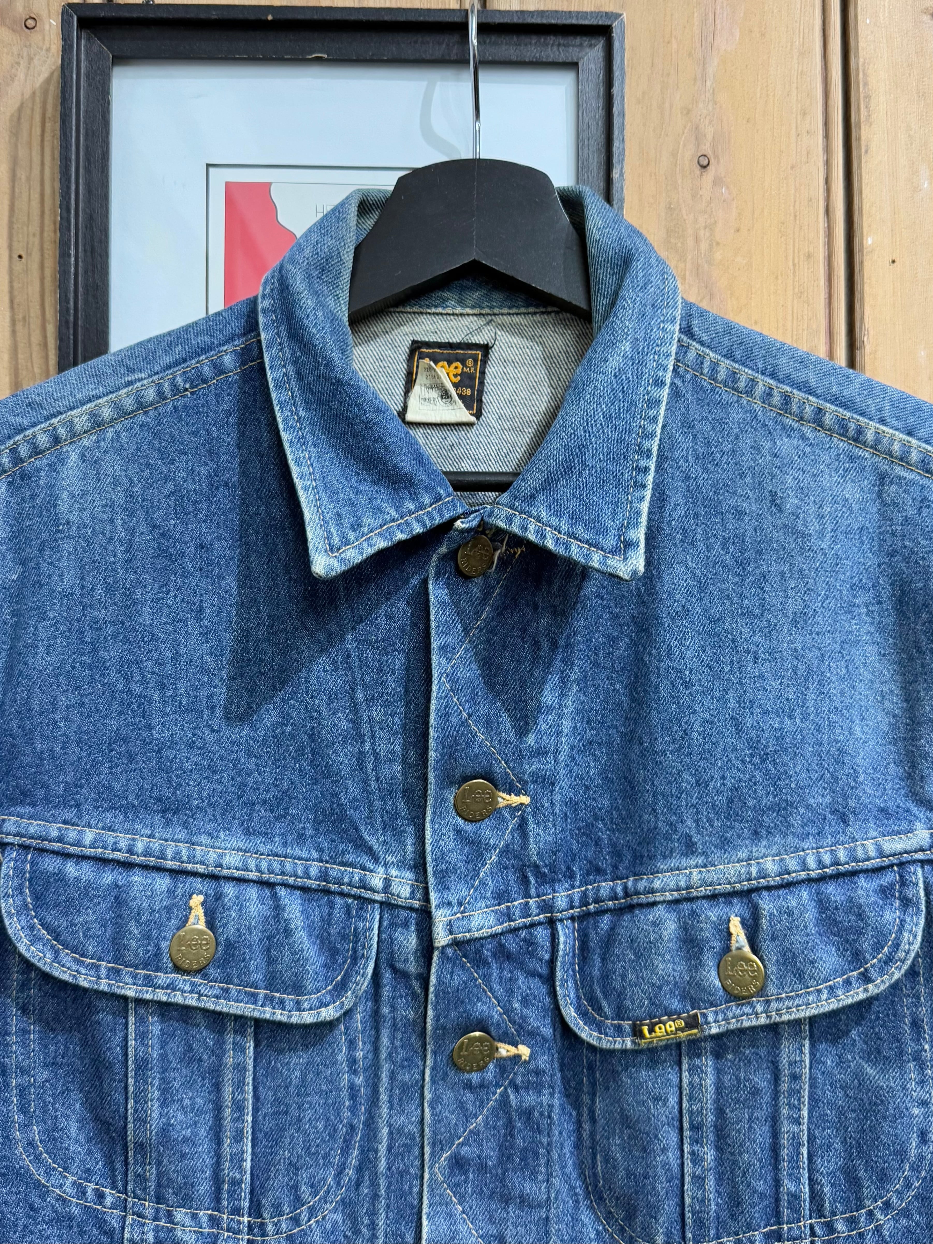 80s Lee 220-2541 Denim Jacket Union Ticket Made in USA / リー