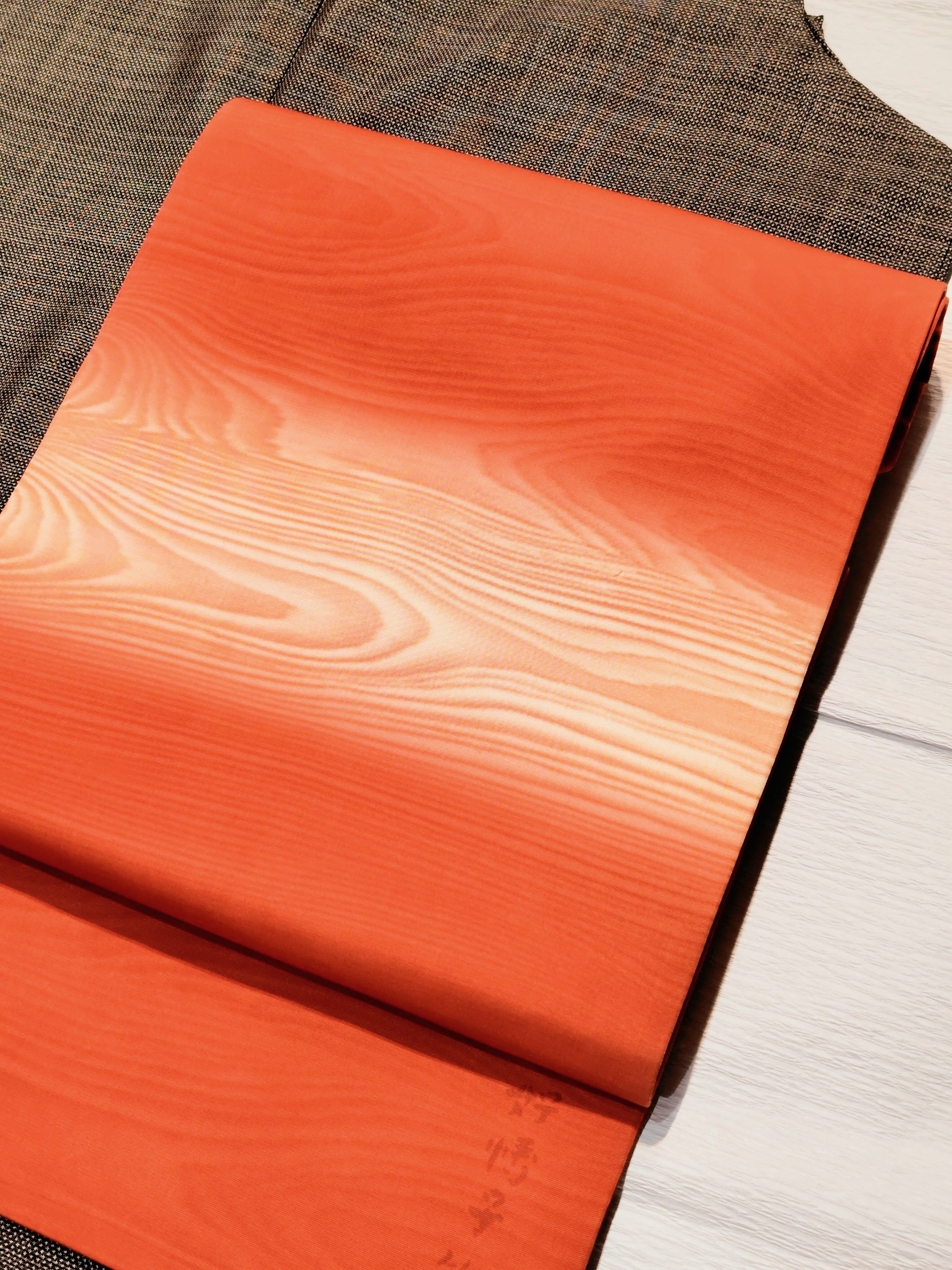 熊谷好博子（くまがい こうはくし）作 杢目染の名古屋帯 | リサイクル