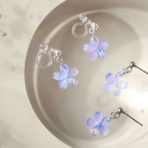 【ｲﾔﾘﾝｸﾞ/ﾋﾟｱｽ】3月限定＊小桜日和 -青桜ver-