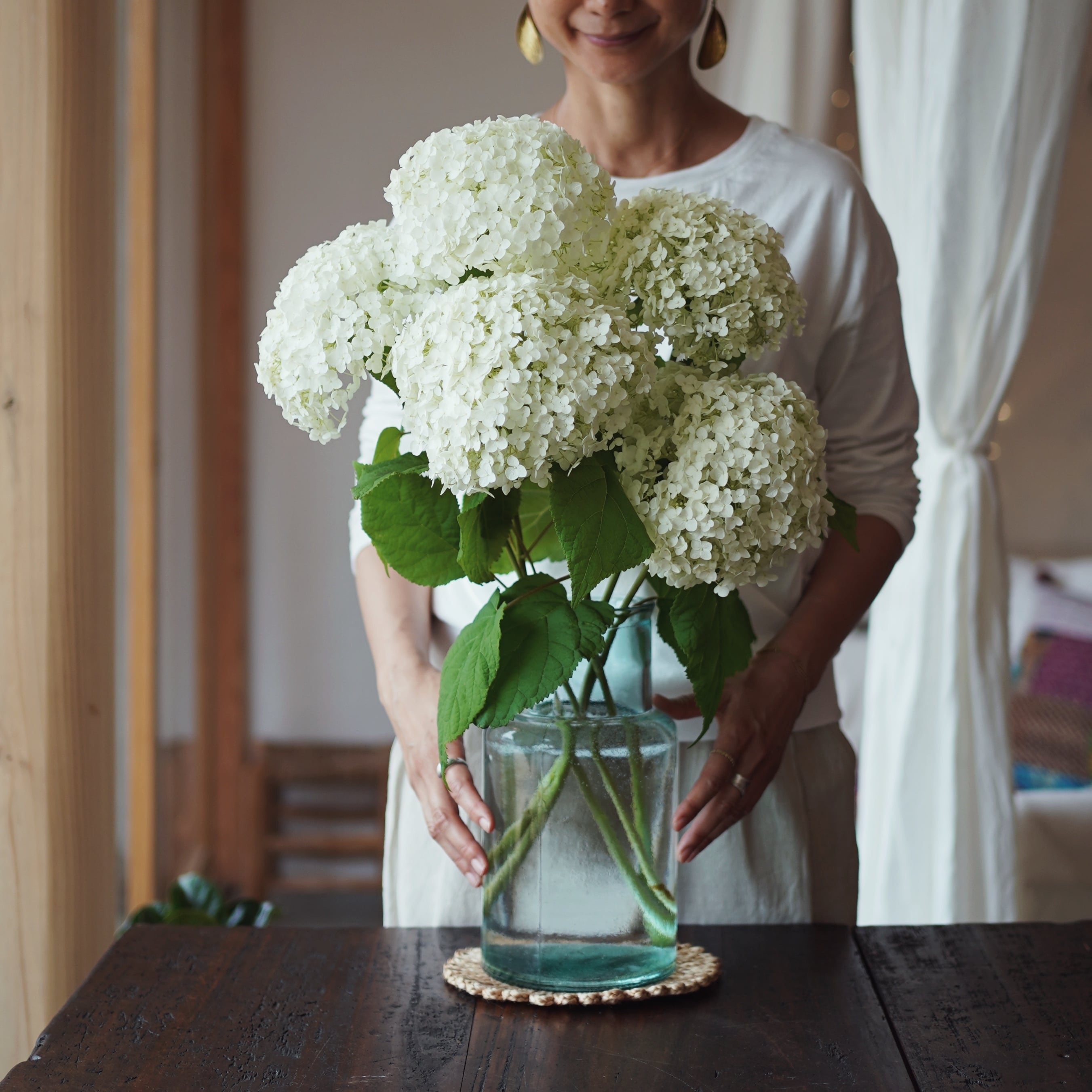 VALENCIA RECYCLE GLASS リサイクルガラスフラワーベース SEIS クリア