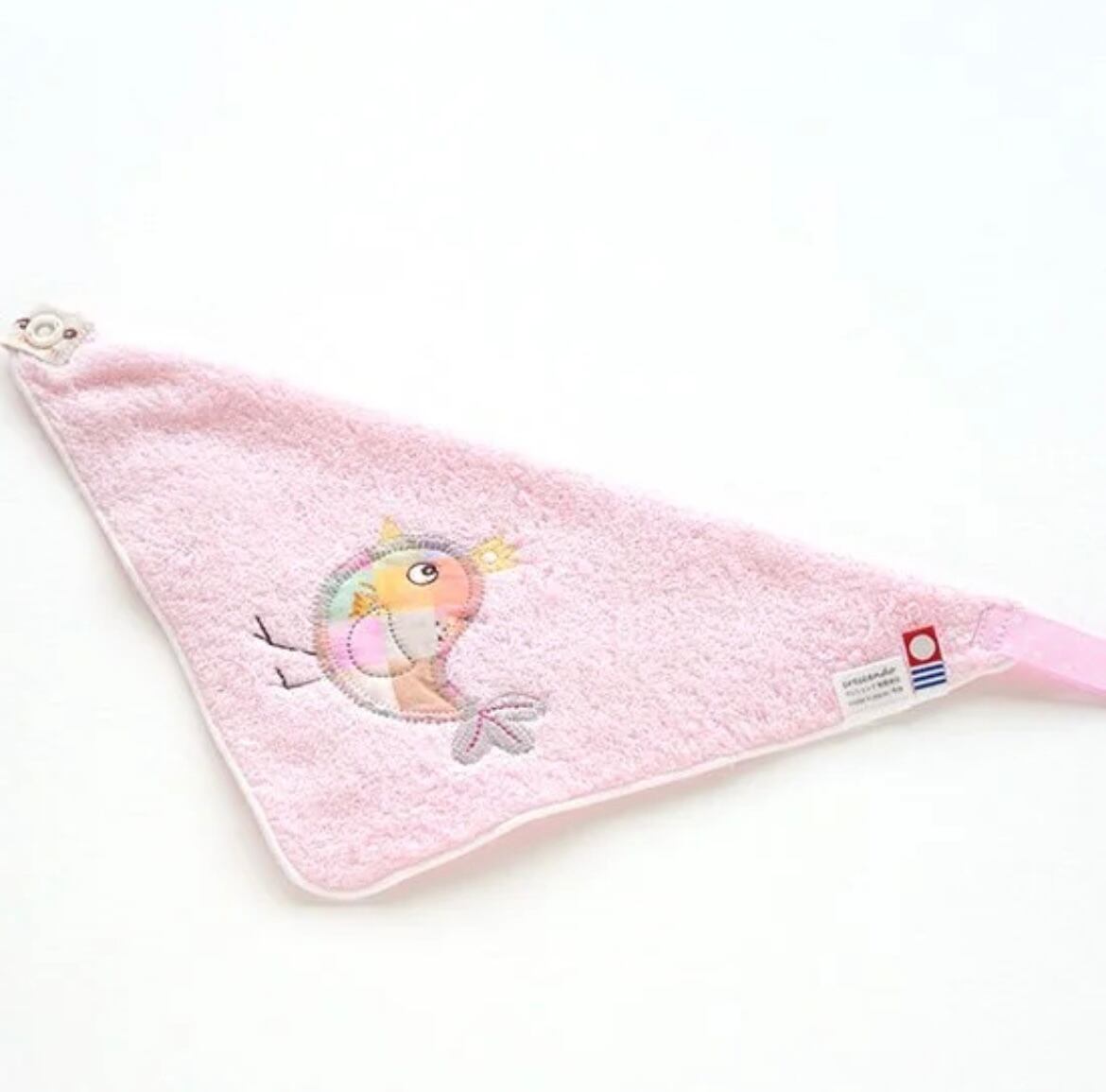 今治タオル　2wayスタイ　女の子　名入れ刺繍可能商品　出産祝い　