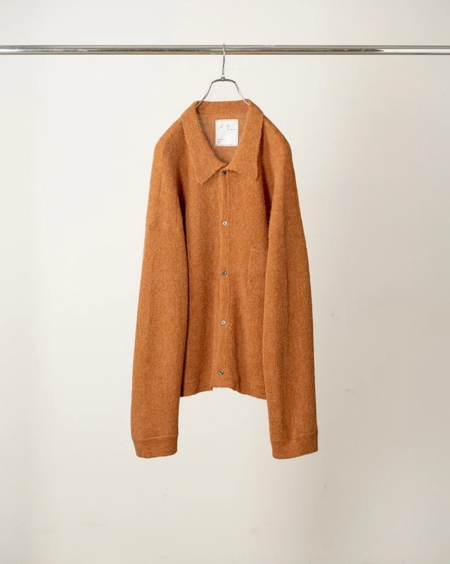ANCELLM / KNIT SHIRT (CAMEL)