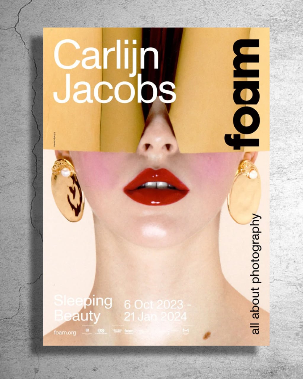 写真家『カーライン・ジェイコブス』2023年オランダ写真美術館制作ポスターb