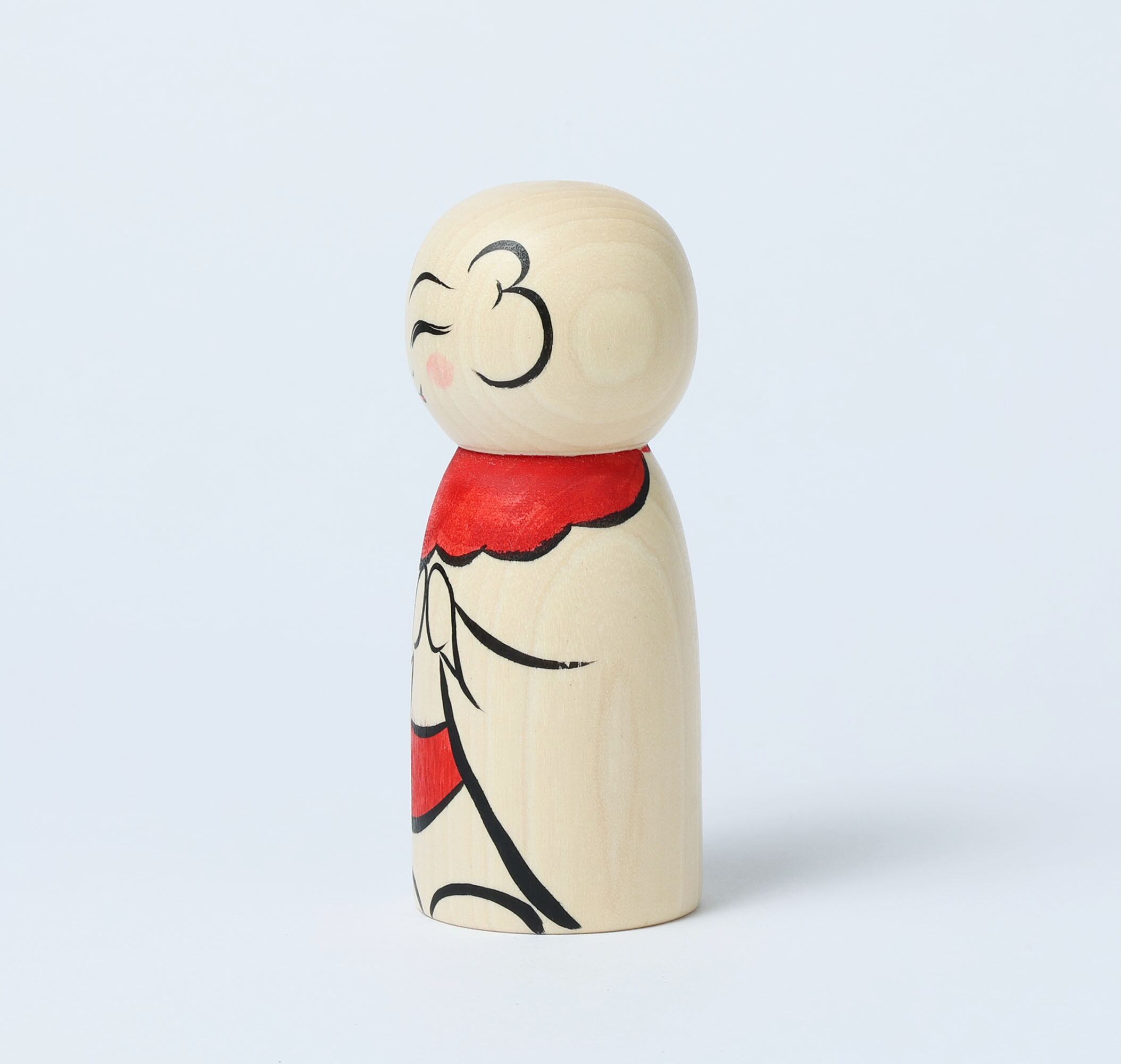 地蔵こけし jizo kokeshi doll | 平賀輝幸工人 作並系 Teruyuki HIRAGA