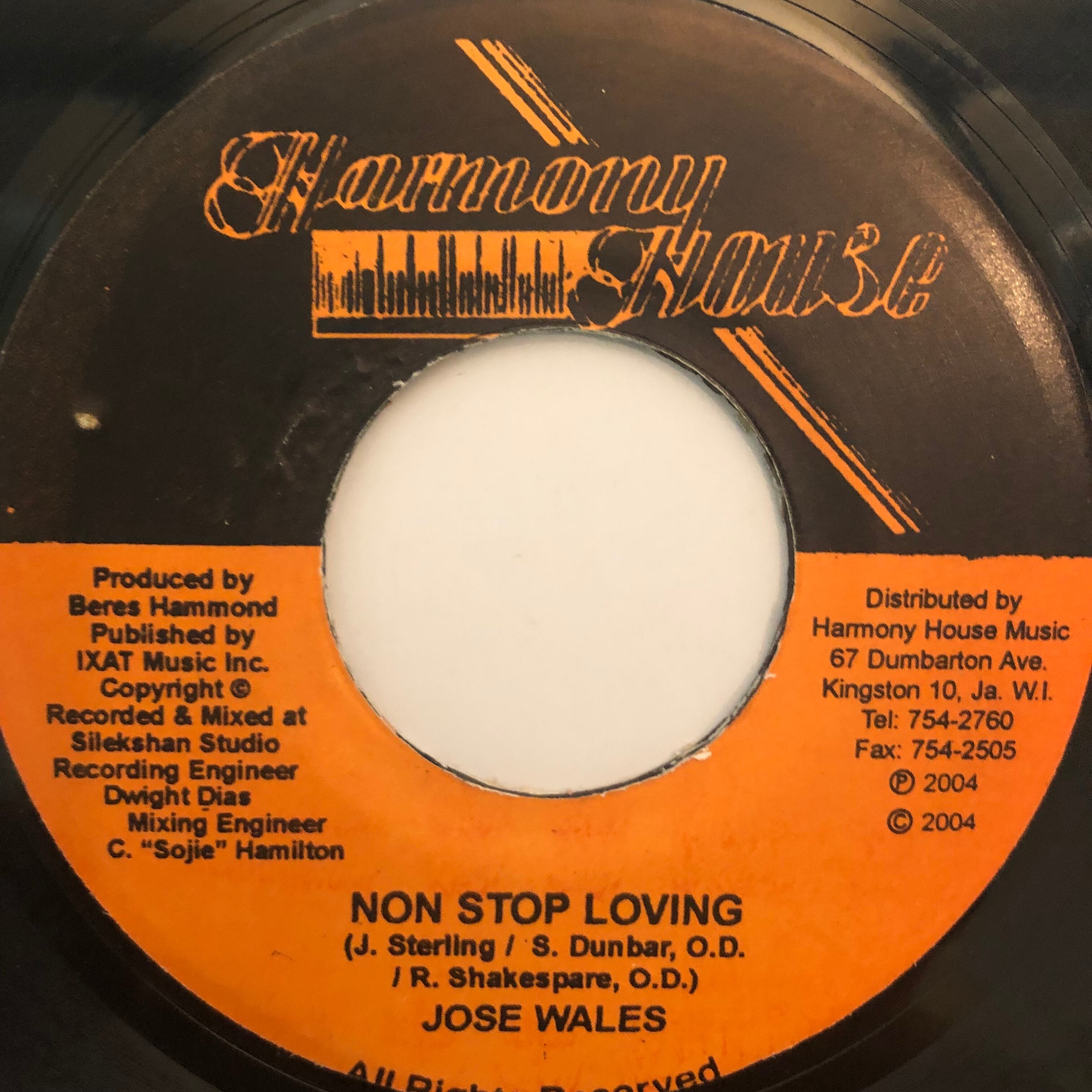 Jose Wales（ジョジーウェールズ） - Non Stop Loving【7-20262】