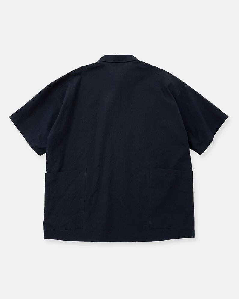 DIGAWEL / Side pocket S/S shirt (NAVY) | THE MODERN AGE
