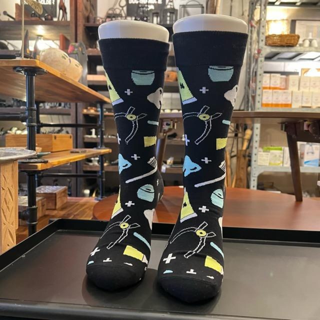 TOPANGA SOCKS Men's　Dentist　靴下　メンズソックス　歯医者　歯　足元ファッション　プチギフト