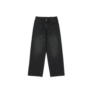 ウォッシュドブラックデニムパンツ（別売りでセットアップのジャケットあり）　936