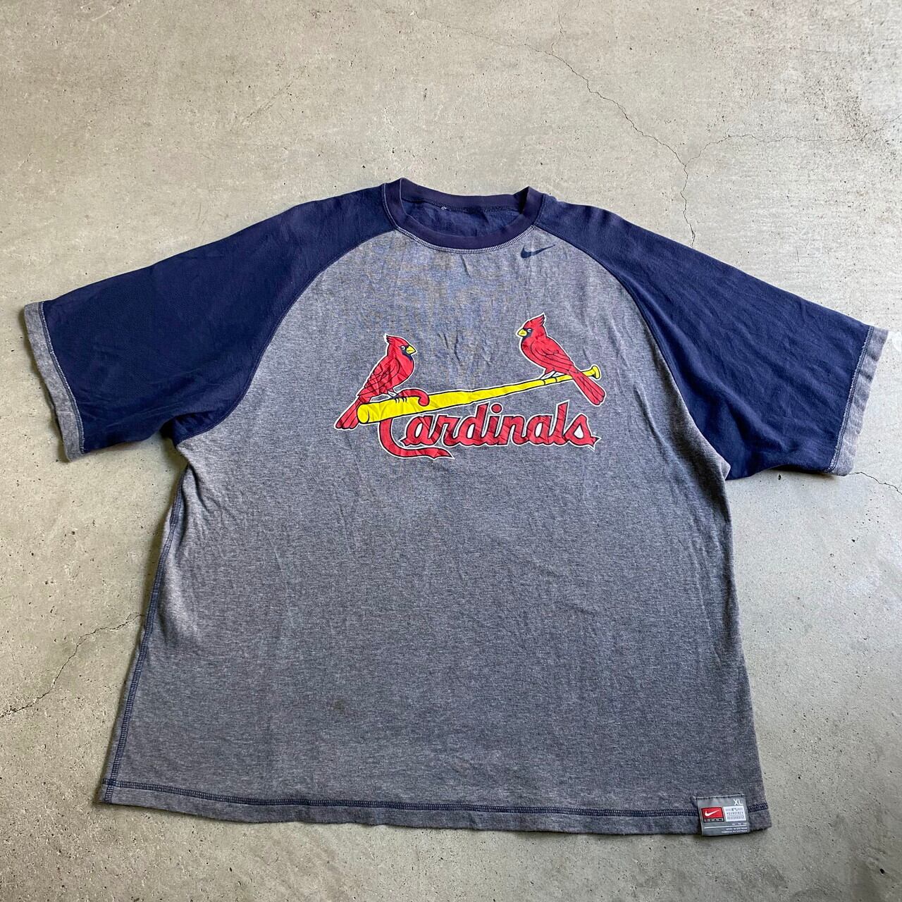 ナイキ MLB セントルイス カージナルス センター刺繍ロゴ Tシャツ XL