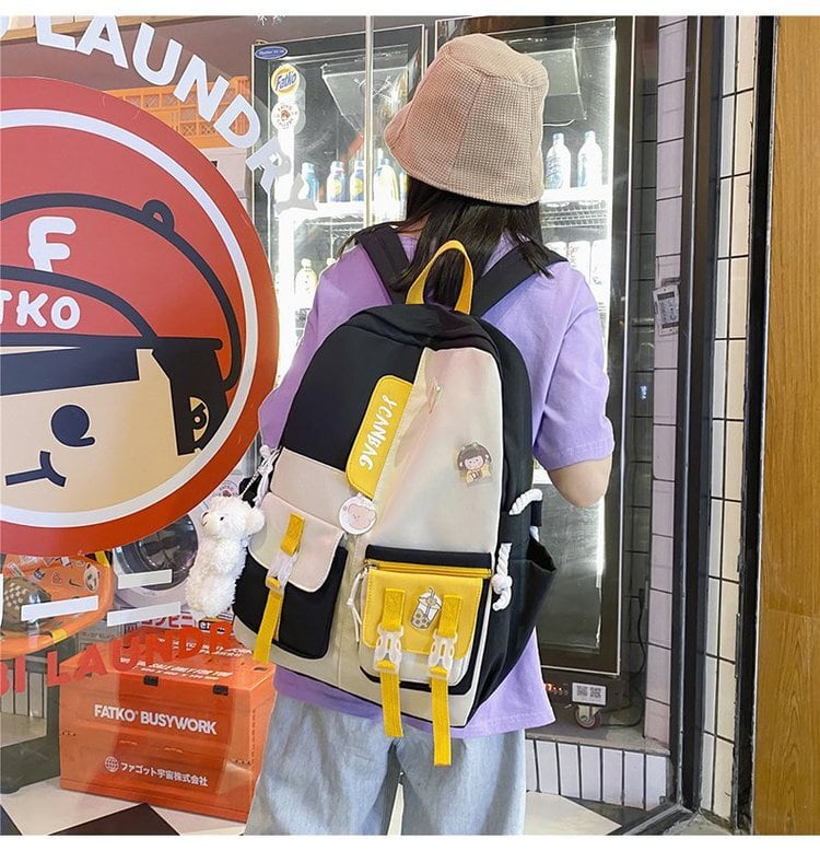 韓国 デイリーパック まとめ売り KOM（ドットコム） デイバック リュック 「.KOM/ドットケーオーエム