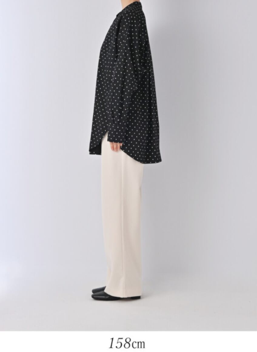 【SELECT】cottonドットシャツ