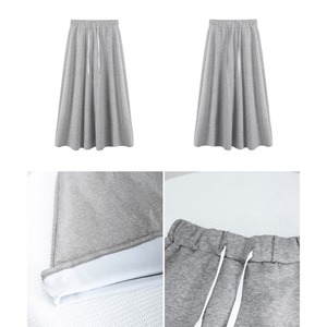 スウェット ロング スカート レディース 秋冬 韓国 きれいめ 大人 カジュアル ウエストゴム シンプル ゆったり リラックス Aライン 無地 マキシスカート フレアスカート 大人可愛い 大人女子