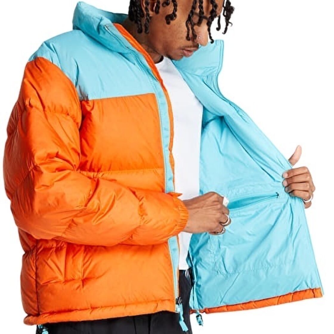 THE NORTH FACE 1996 RETRO NUPTSE JACKET Red Orange 