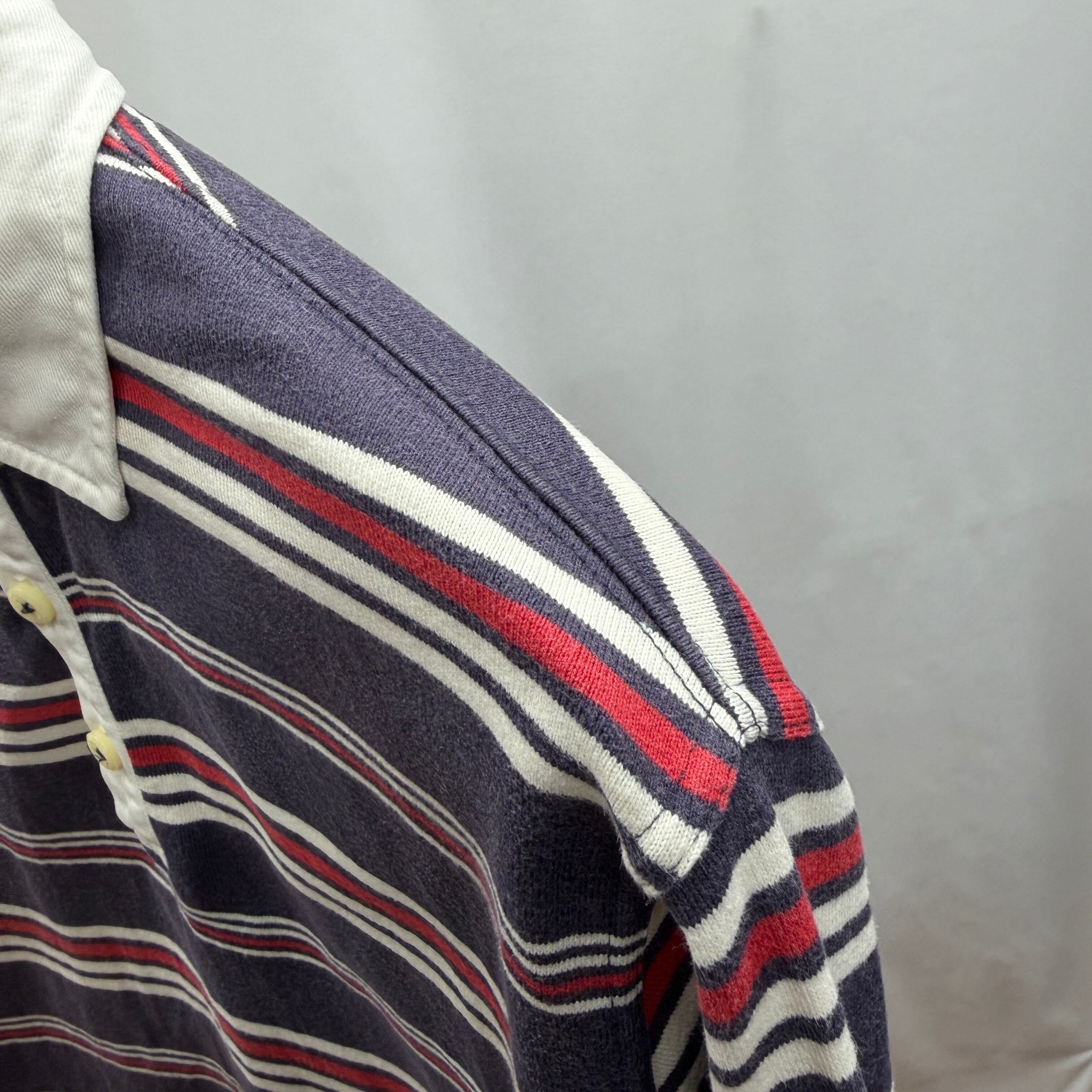 CHAPS RALPH LAUREN ラガーシャツ VINTAGE CHAPS RALPH LAUREN GREY RUGBY POLO SHIRT 1990S LARGE
