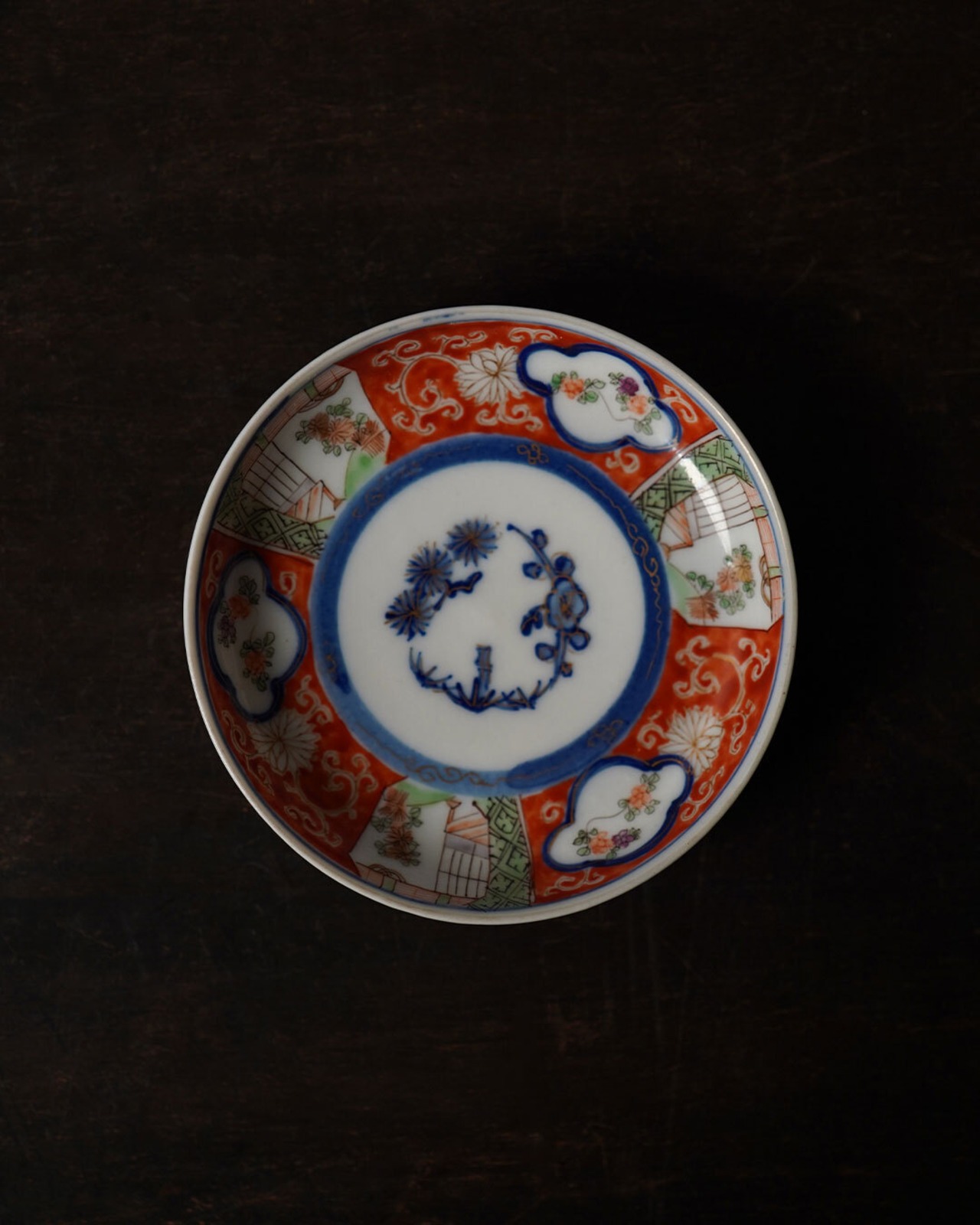 小皿　松竹梅　/　明治〜大正期