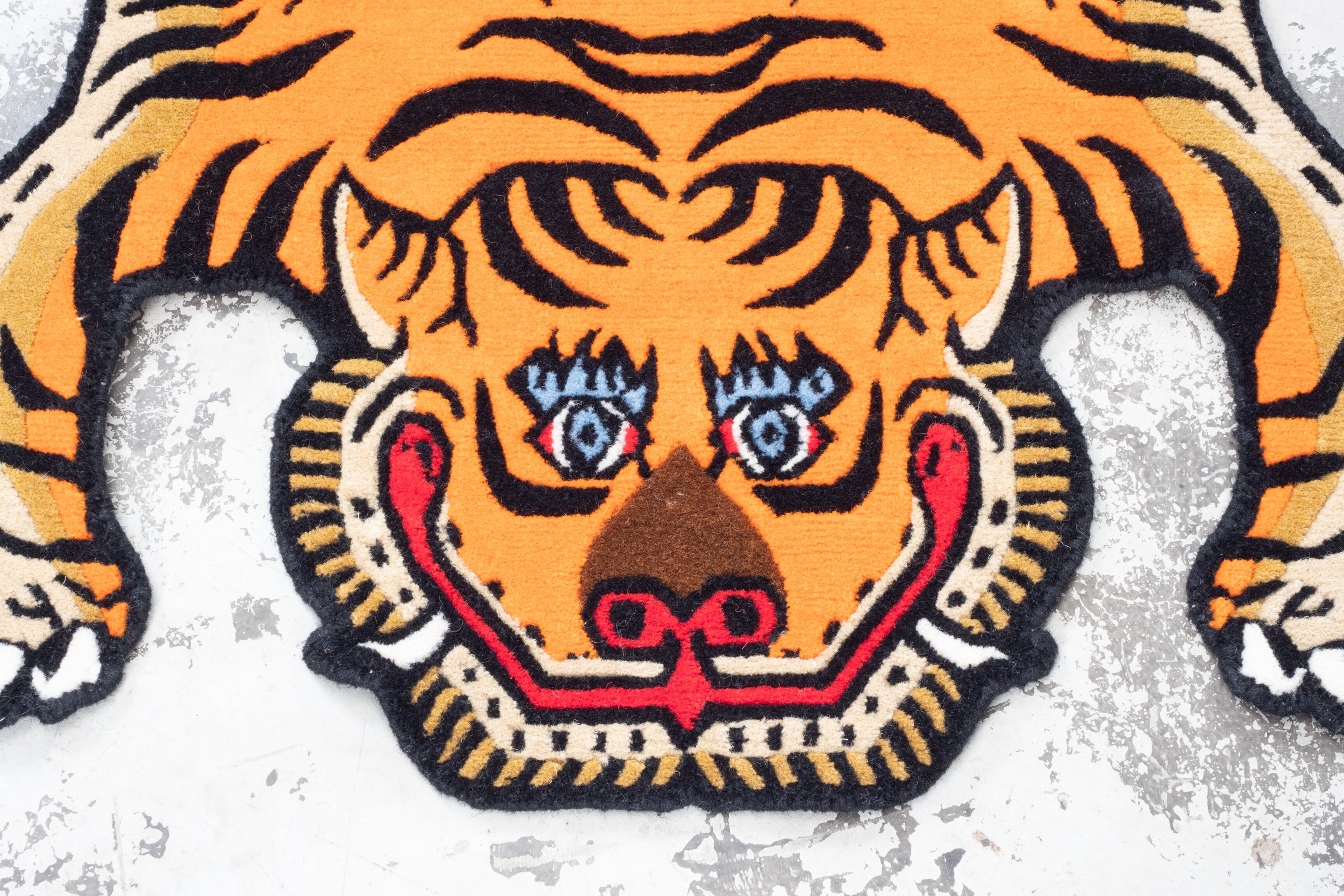 Tibetan Tiger Rug 《Sサイズ•ウール440》チベタンタイガーラグ