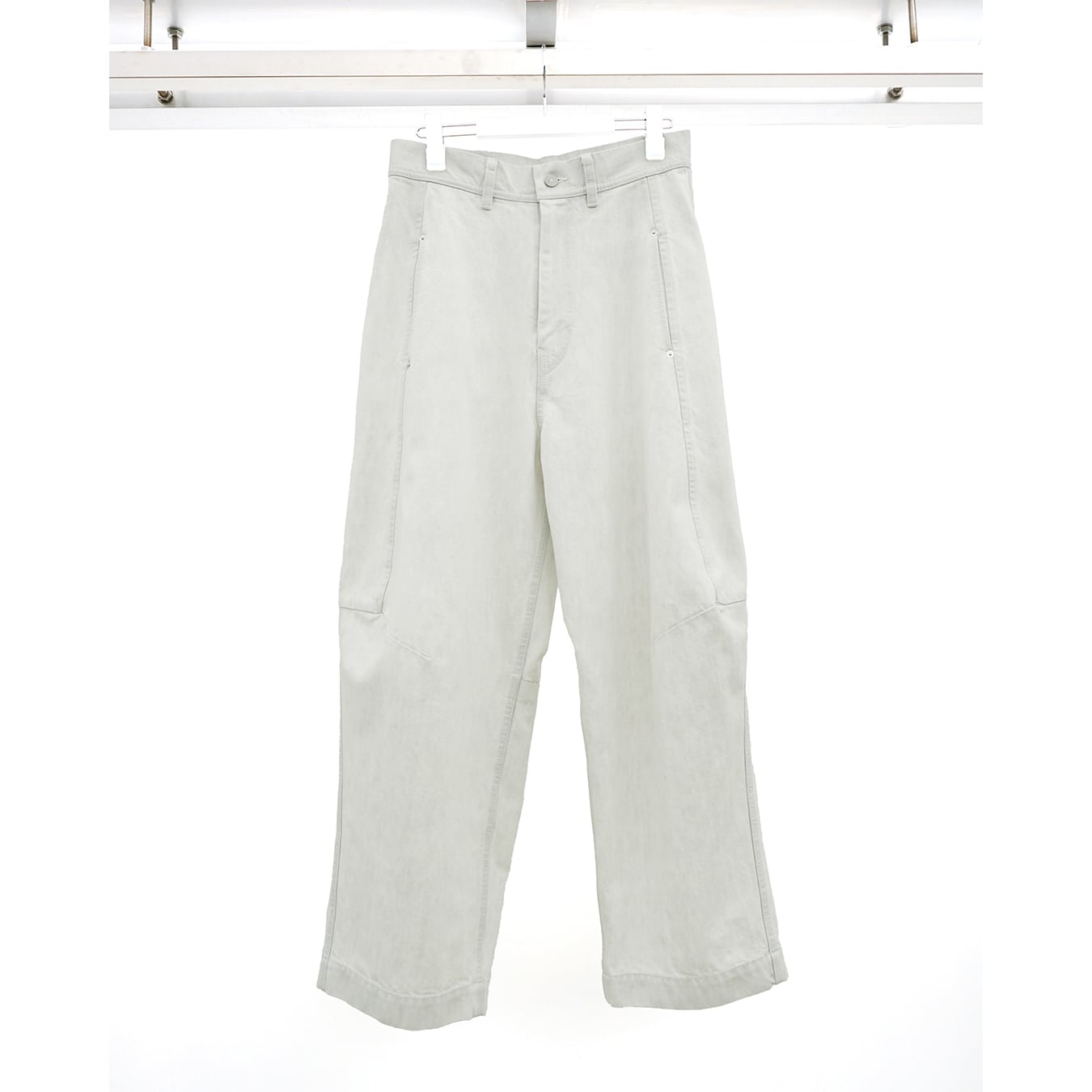 Nomàt] (ノマット) 25SS N-P-07 Curve Pants（Extreme bleach