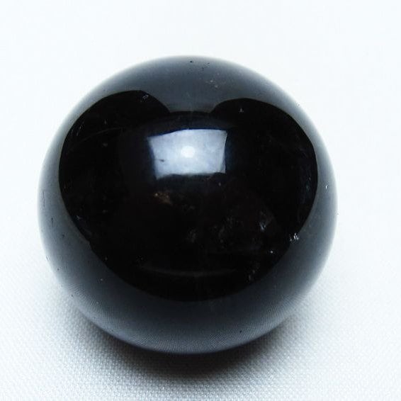 黒水晶 丸玉 34mm モリオン スフィア 置物 一点物 141-8235 | 天然石