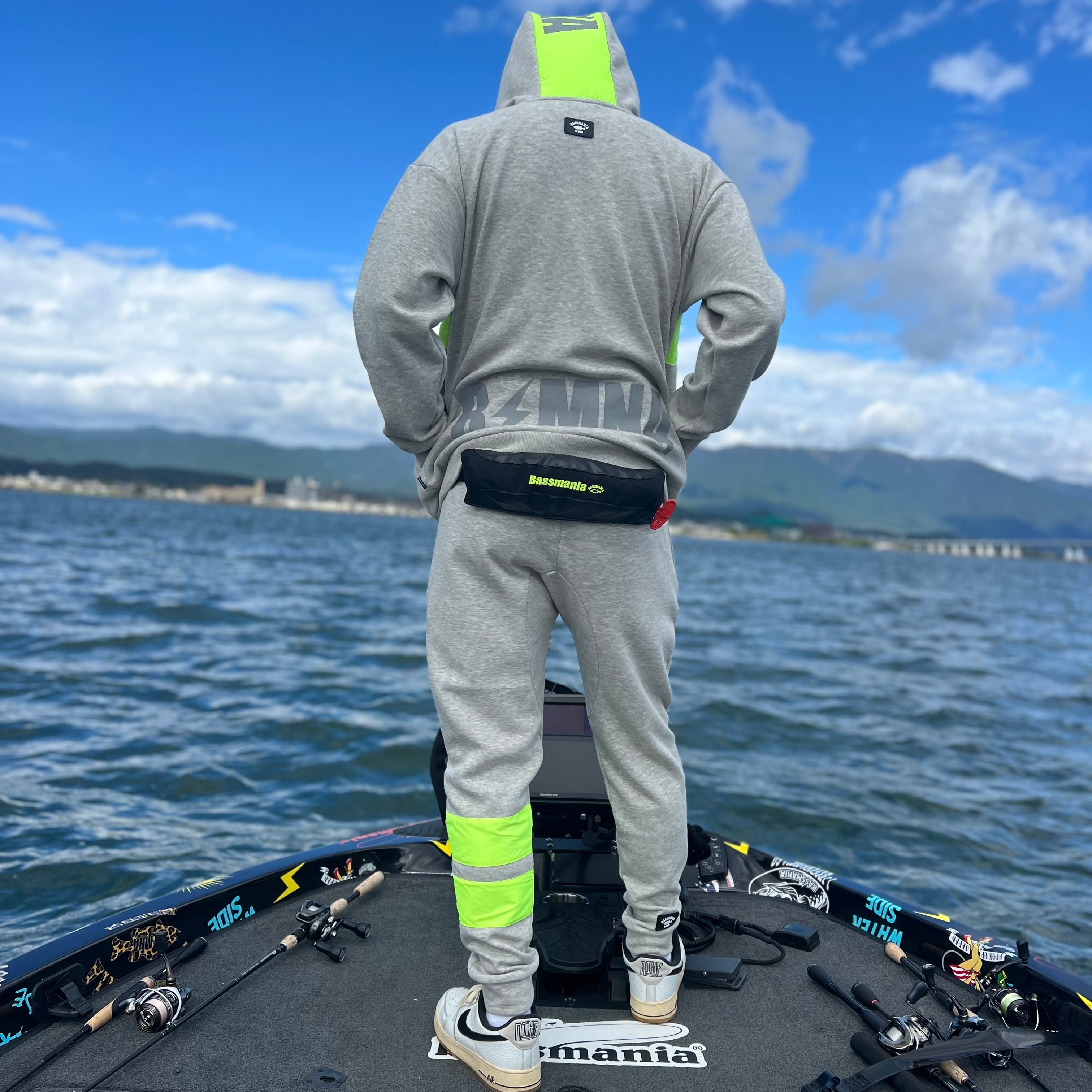 ライン切り替えスウェットジョガーパンツ [GRY/N.YEL] [限定生産