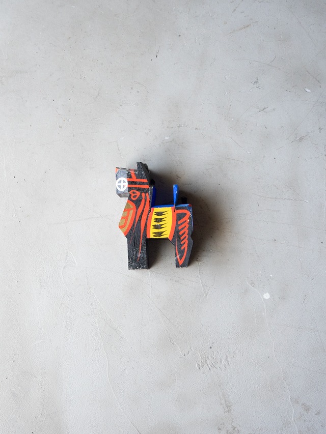 "YAWATAUMA" vintage Wooden toy (haircut)