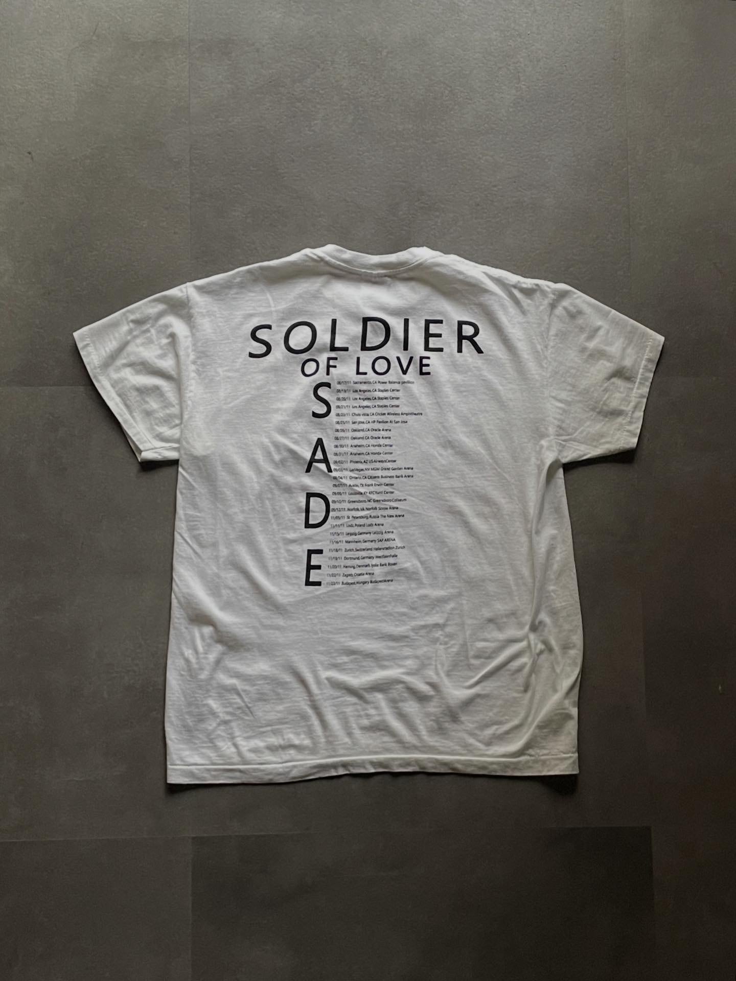 SADE シャーデー SOLDIER OF LOVE ツアーTシャツ 白 L | PAY ID