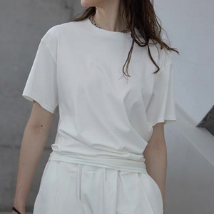 cocoon shaped tee  00200