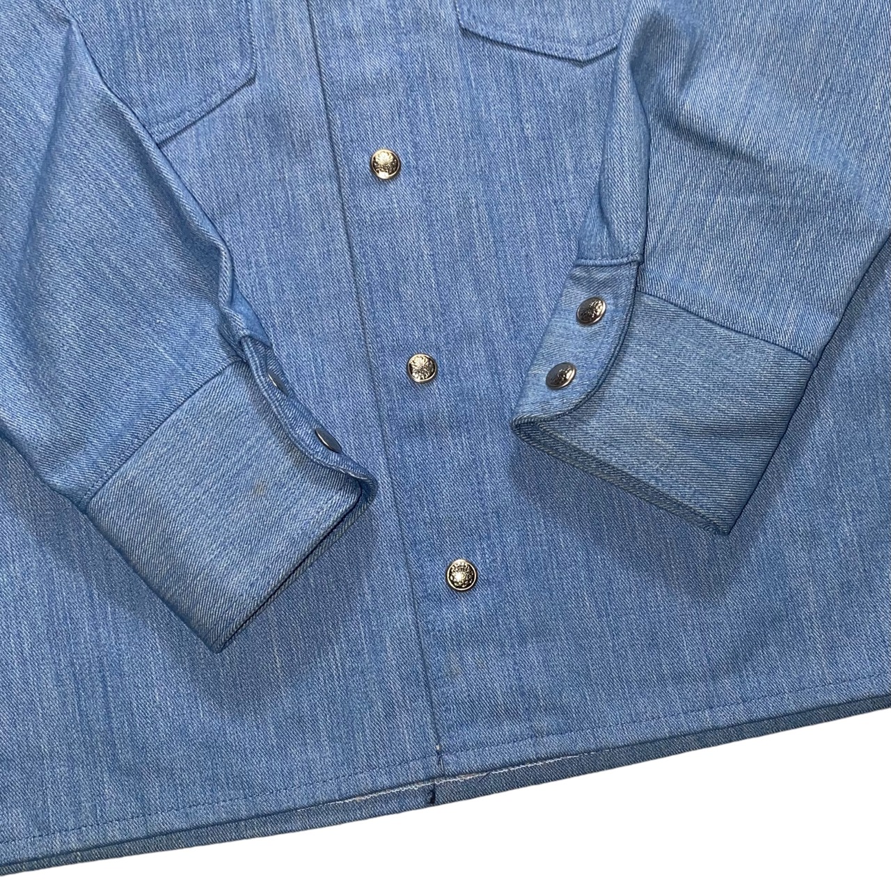 vintage 1970’s BIG YANK light blue denim shirt jacket
