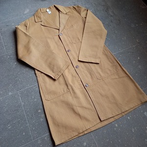 デッドストック？ イタリア製 ショップコート used [101067]