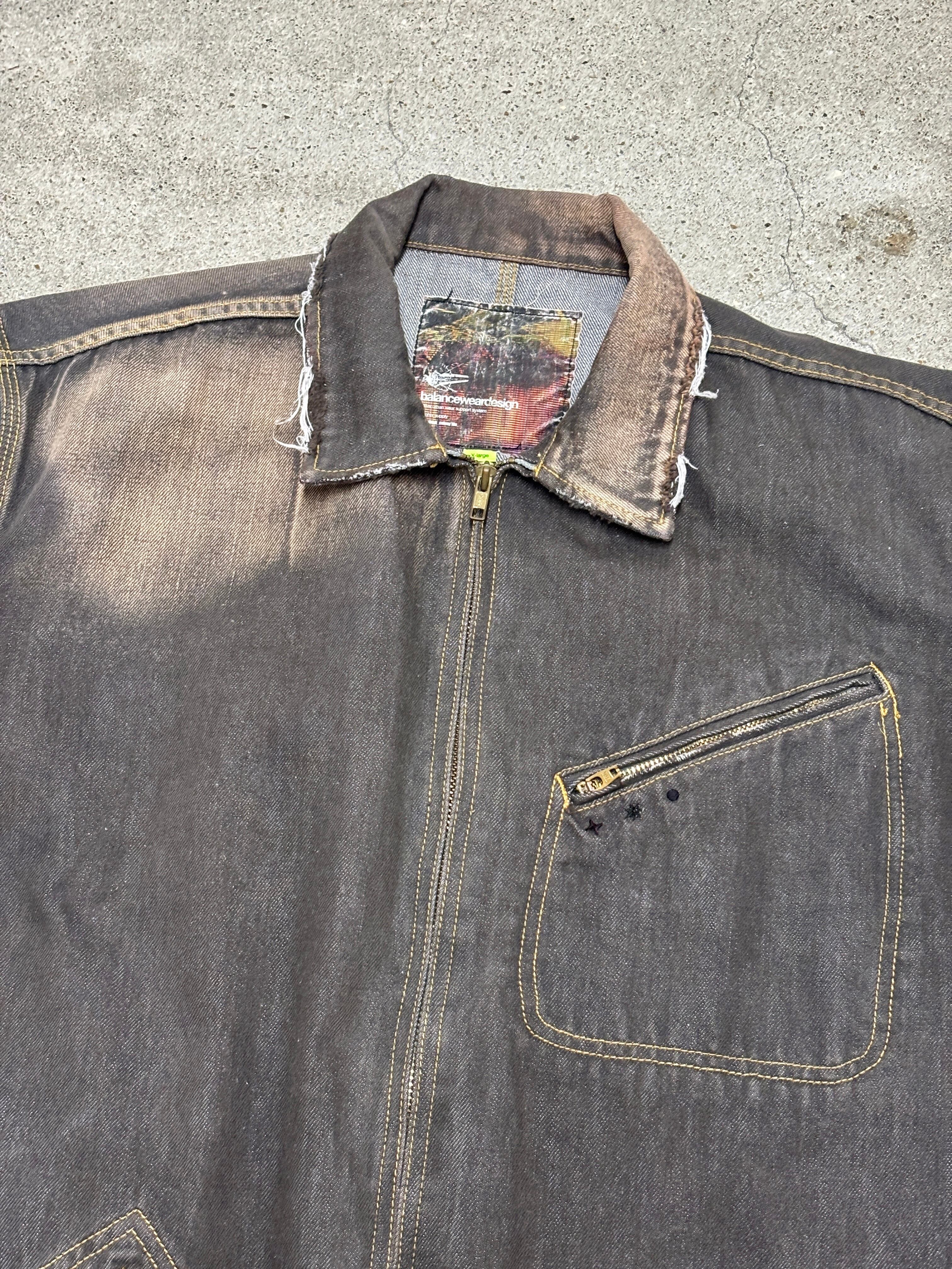 k*1様 激レア！バランスウェアデザイン クラフトマン ジャケット 00s balanceweardesign/Craftman Jacket/XL/クラフトジャケット/デニム