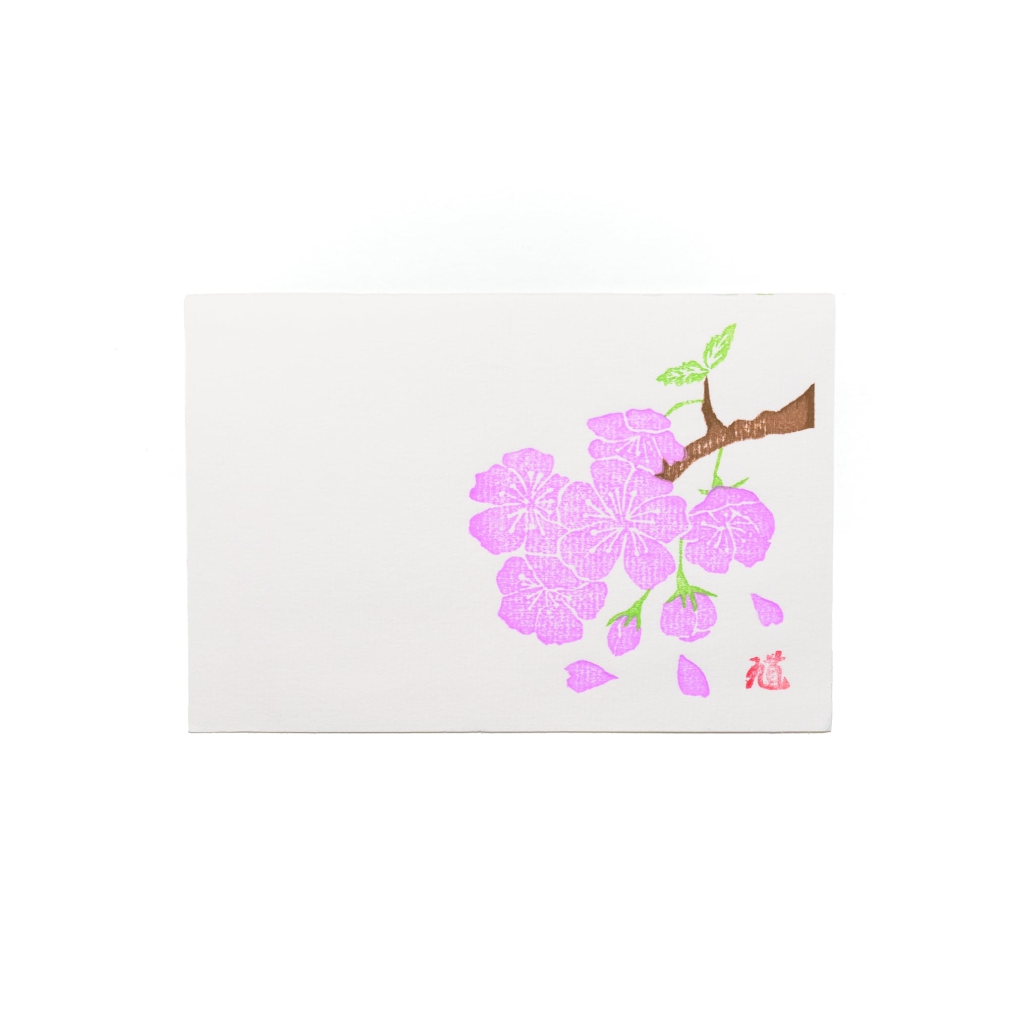 桜花爛漫 【 ポストカード 】 | 木版画 馗