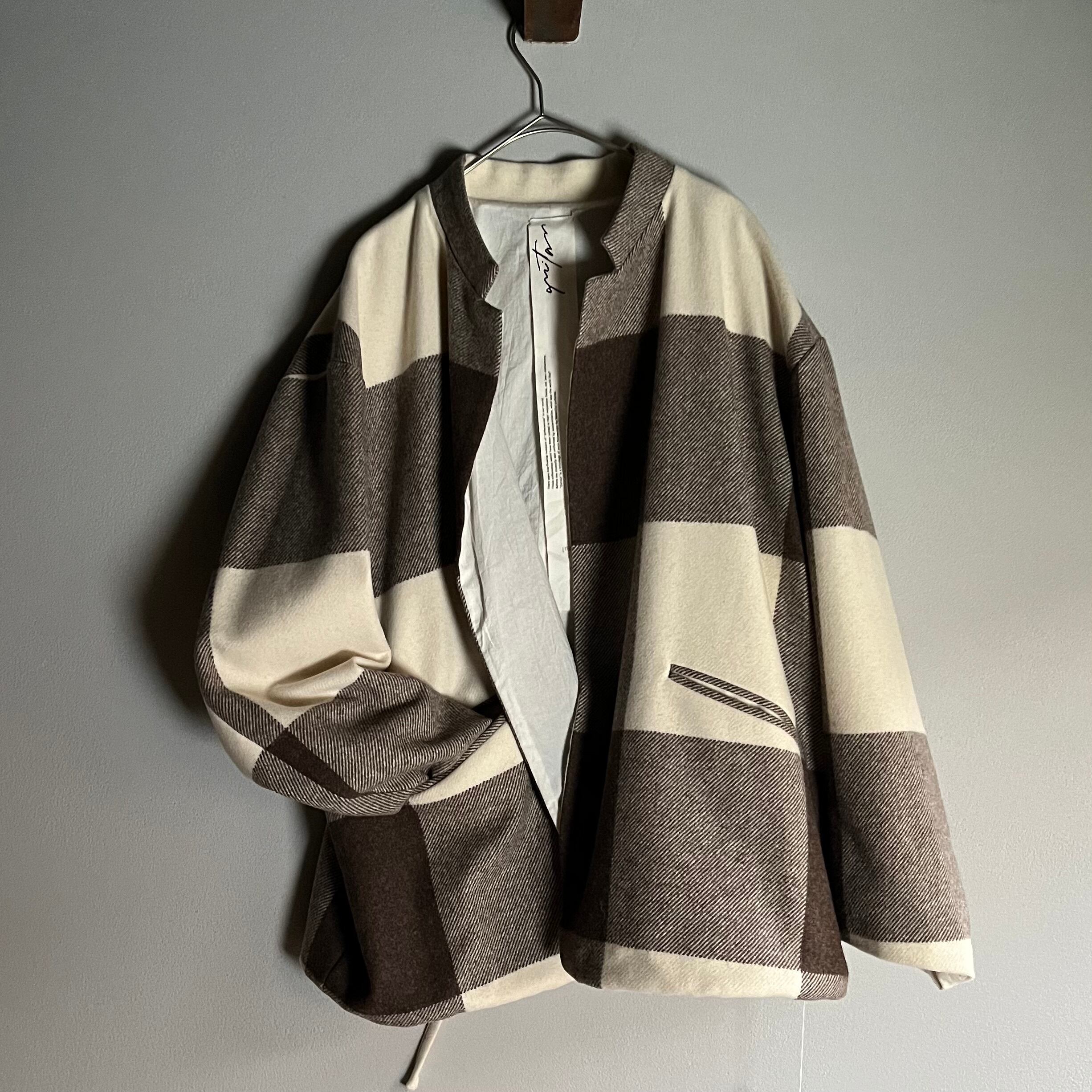 quitan／キタン WEIRD JACKET #4220004 BIG GINGHAM* | Routes*Roots 