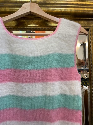 VINTAGE 60's pastel color vest