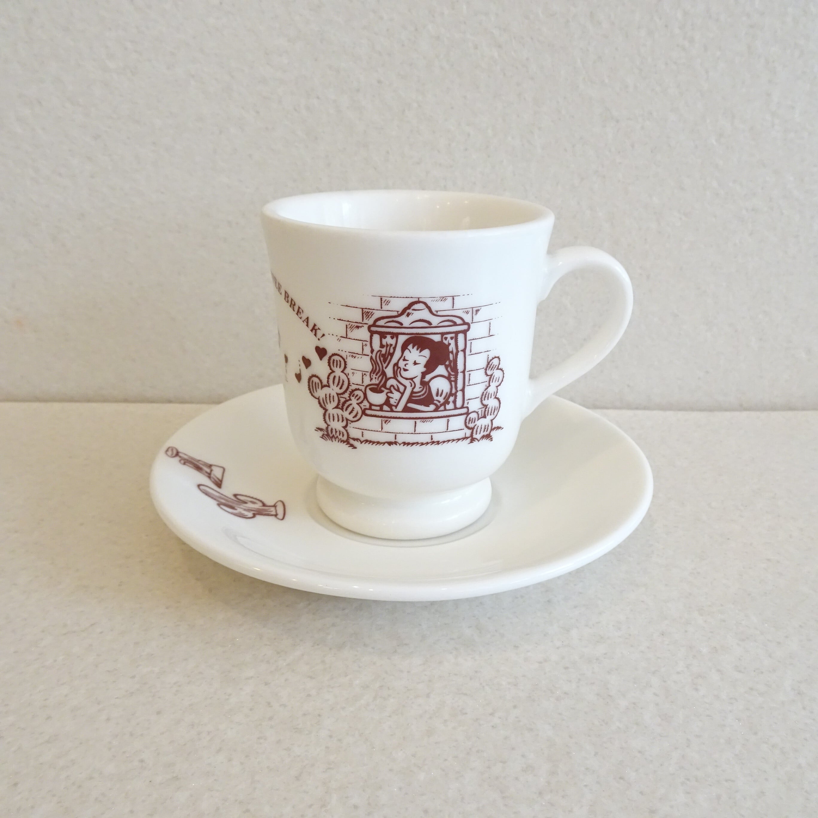 トーアコーヒー トーアおじさんのカップ&ソーサー