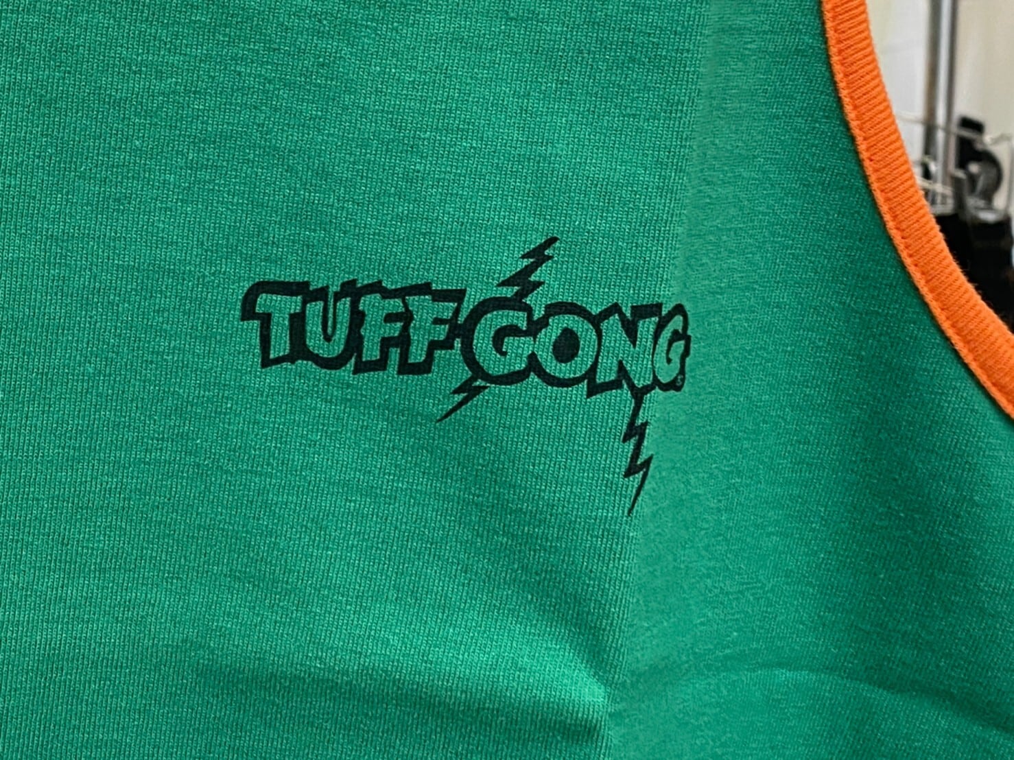WACKO MARIA × TUFF GONG TANK TOP GREEN LARGE TUFFGONG -WM-TT01 