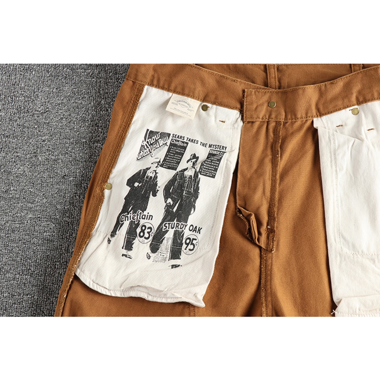 Stripe Pattern Pinstripe Work Pants ◇H0016