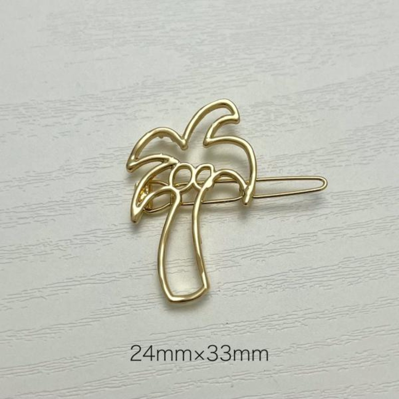 ハワイアンヘアクリップ/プルメリア、モンステラ、パイナップル、ヤシの木、アロハ