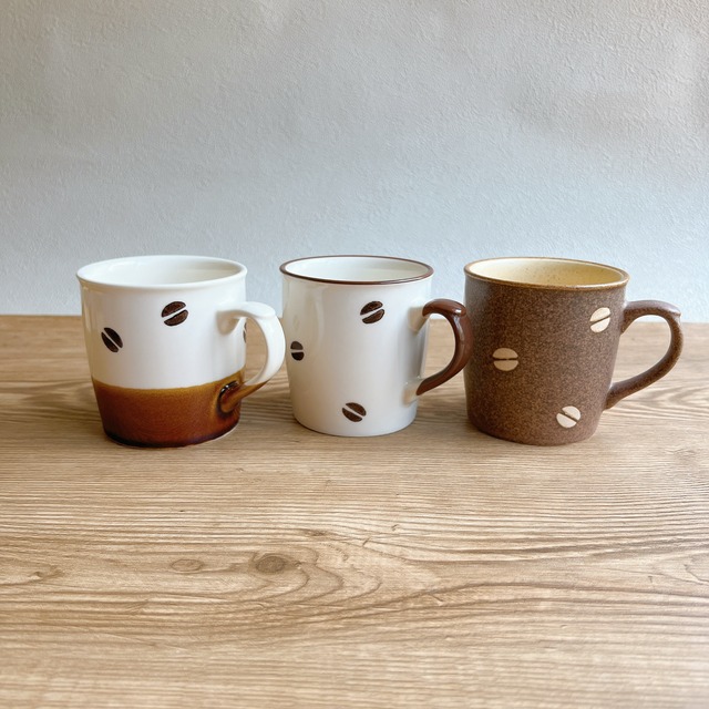 マグカップ BEANS 2 美濃焼 日本製  コーヒー豆柄