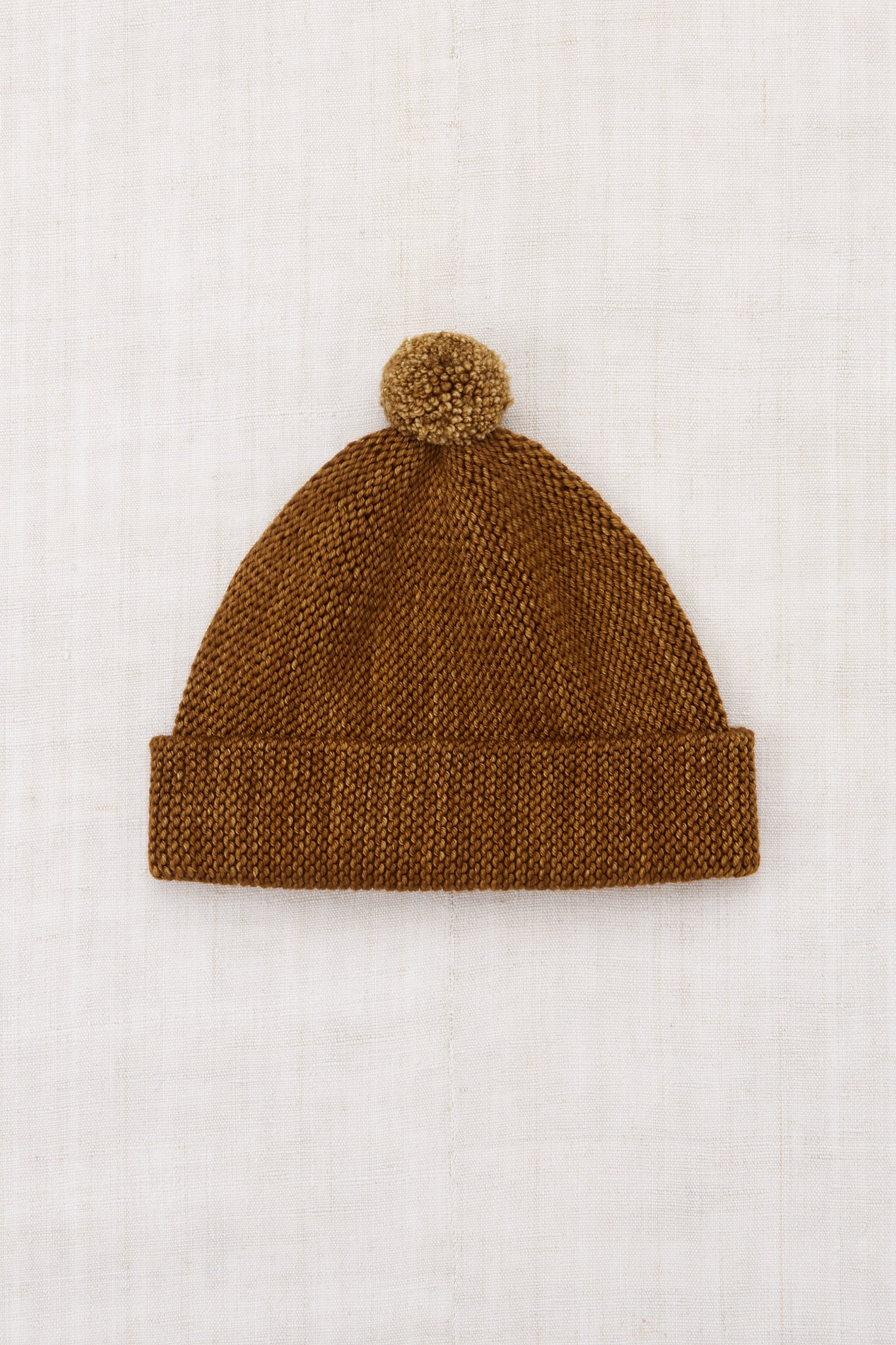 【MISHA & PUFF】26 Fall Drop1 / BABY GARTER HAT / NUTMEG / 12-24m